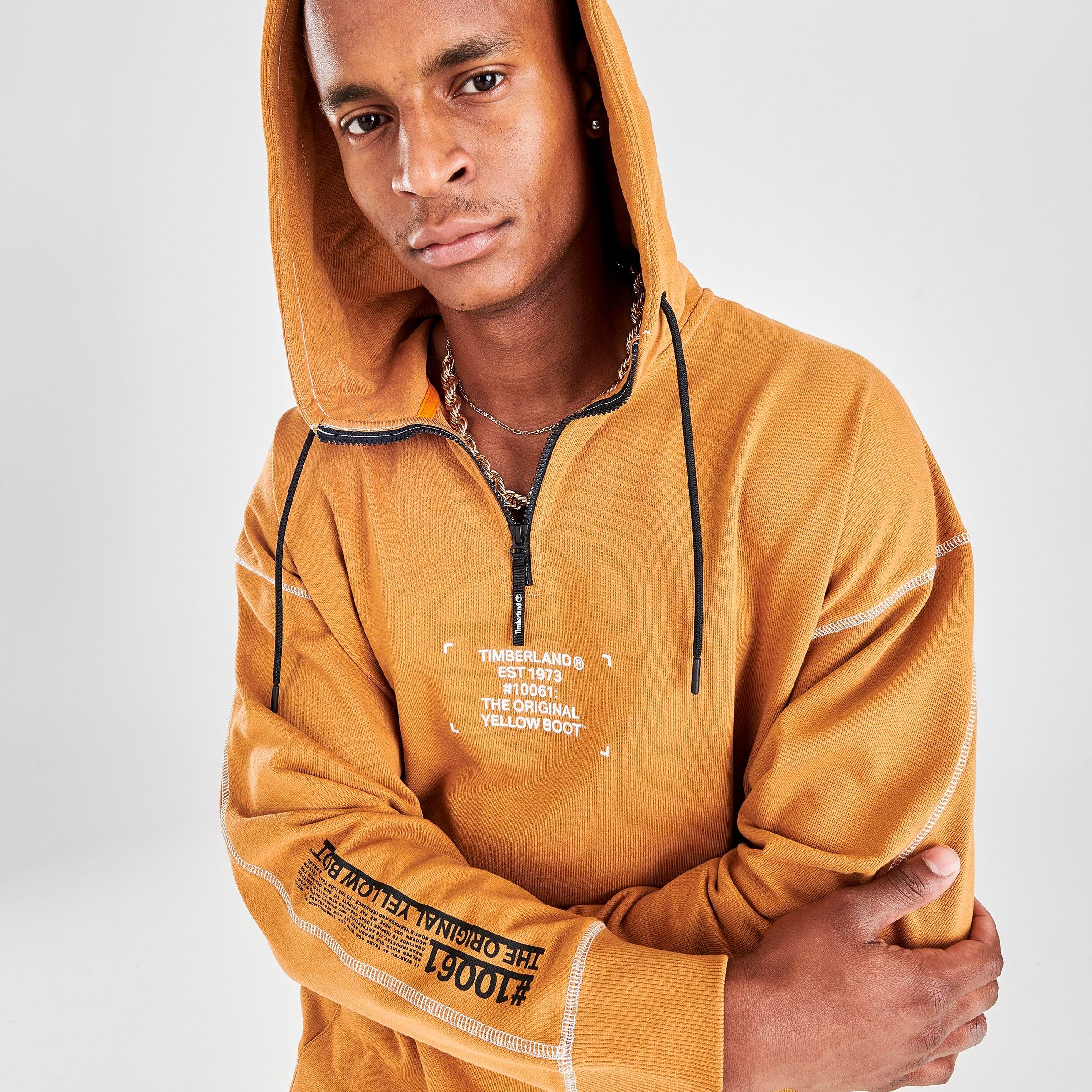 wheat colored timberland hoodie