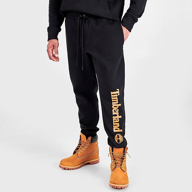 Front view of Timberland Core Logo Jogger Pants in Black Click to zoom