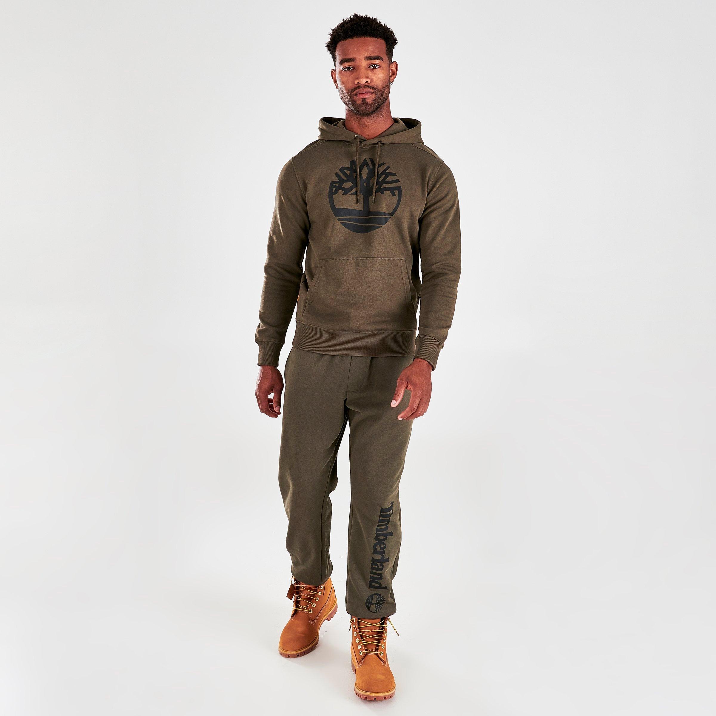 joggers with timbs