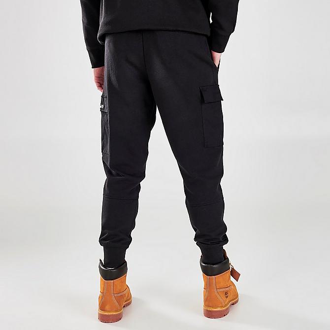 Back Right view of Men's Timberland Cargo Jogger Pants in TNF Black Click to zoom