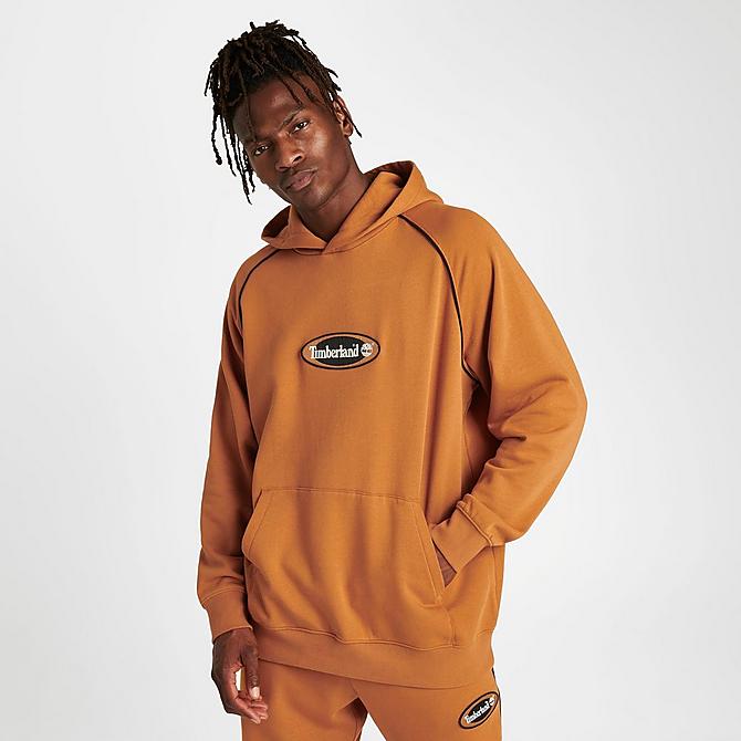 Men's Timberland Oval Logo Graphic Pullover Hoodie | Finish Line