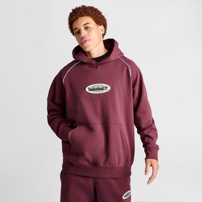 Burgundy best sale timberland hoodie