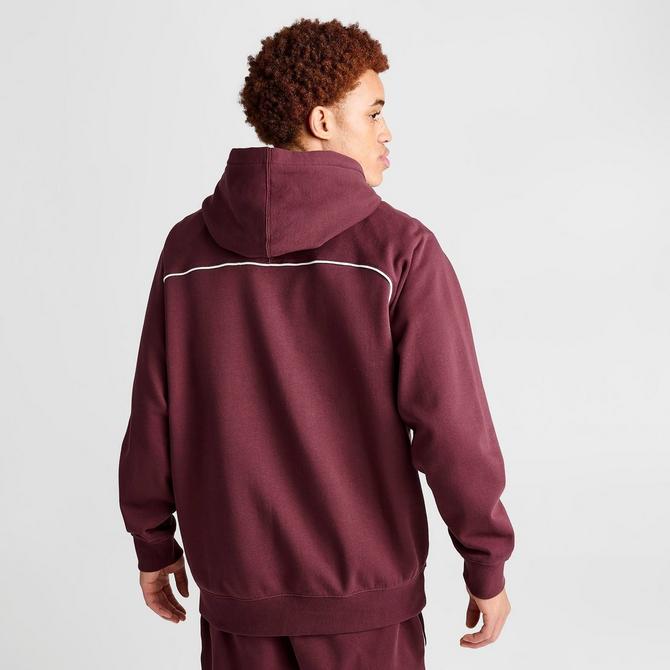 Burgundy timberland hot sale hoodie