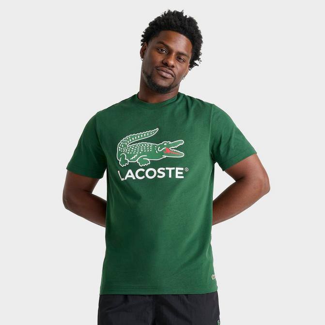 Men's lacoste big croc t shirt sales