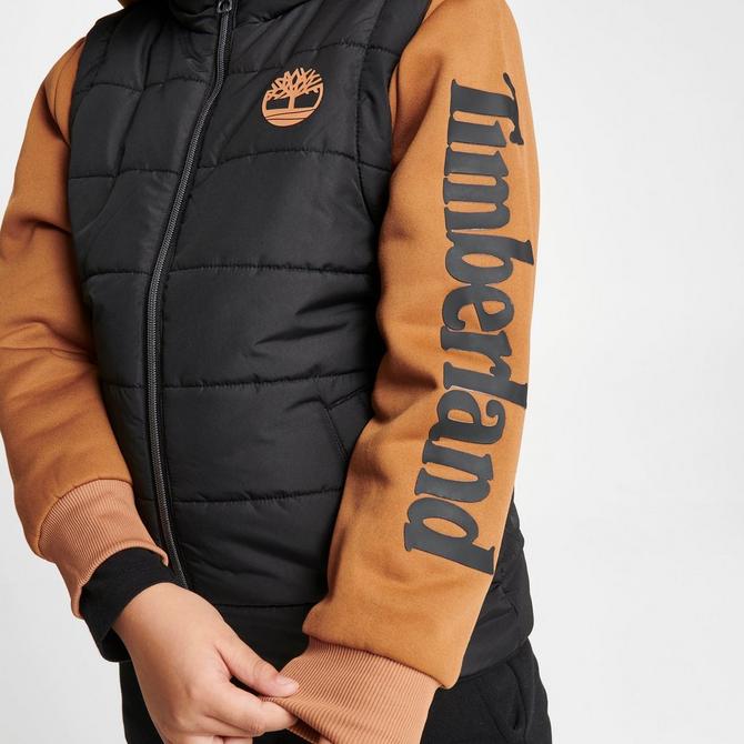 Boys Timberland Full Zip Hooded Hybrid Jacket Finish Line