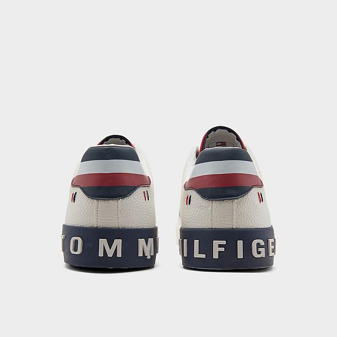 Left view of Men's Tommy Hilfiger Rezz Casual Shoes in White Click to zoom