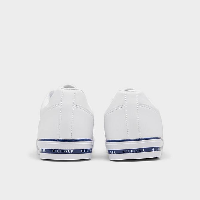 Left view of Men's Tommy Hilfiger Rinnly Casual Shoes in White/Navy Click to zoom