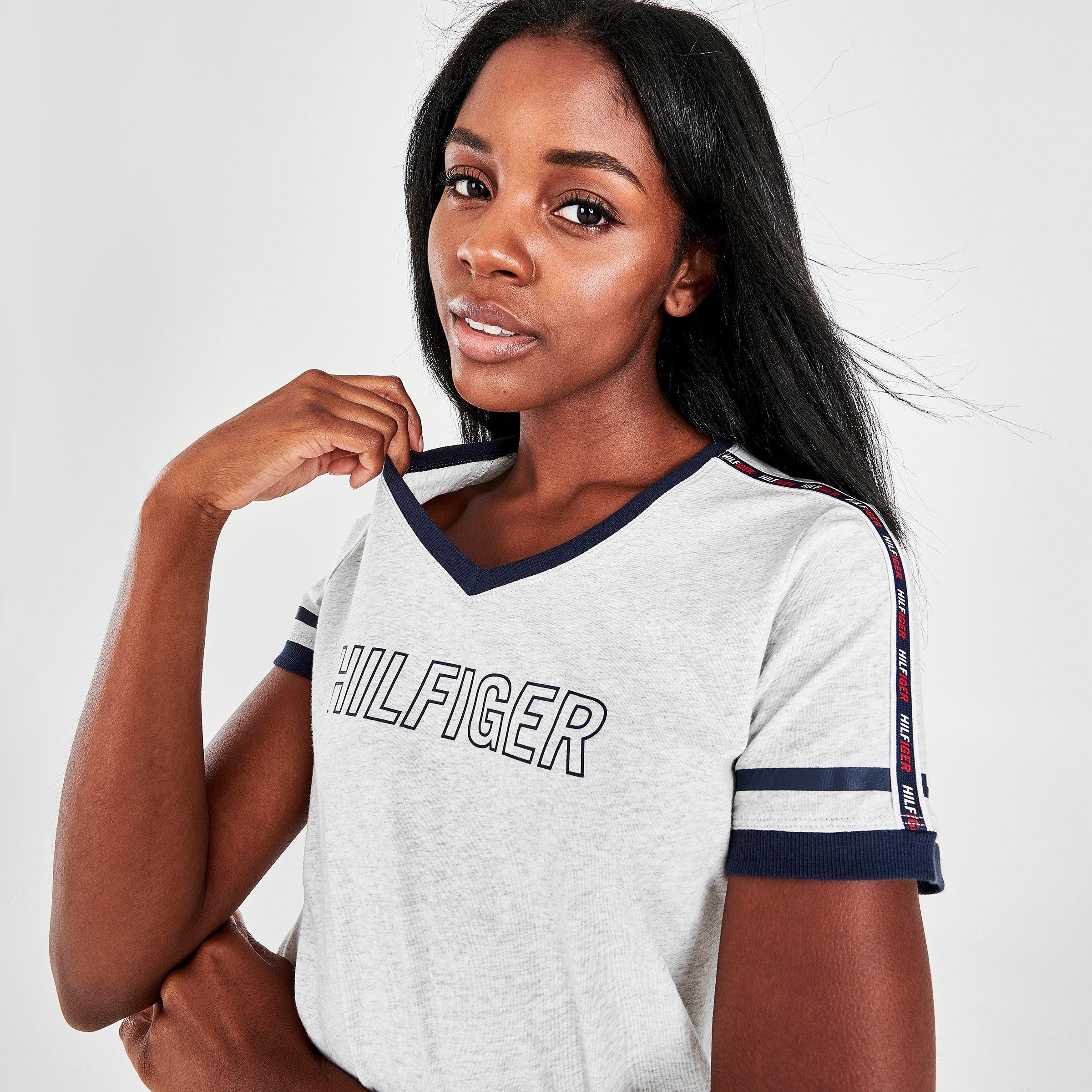 tommy hilfiger white t shirt womens