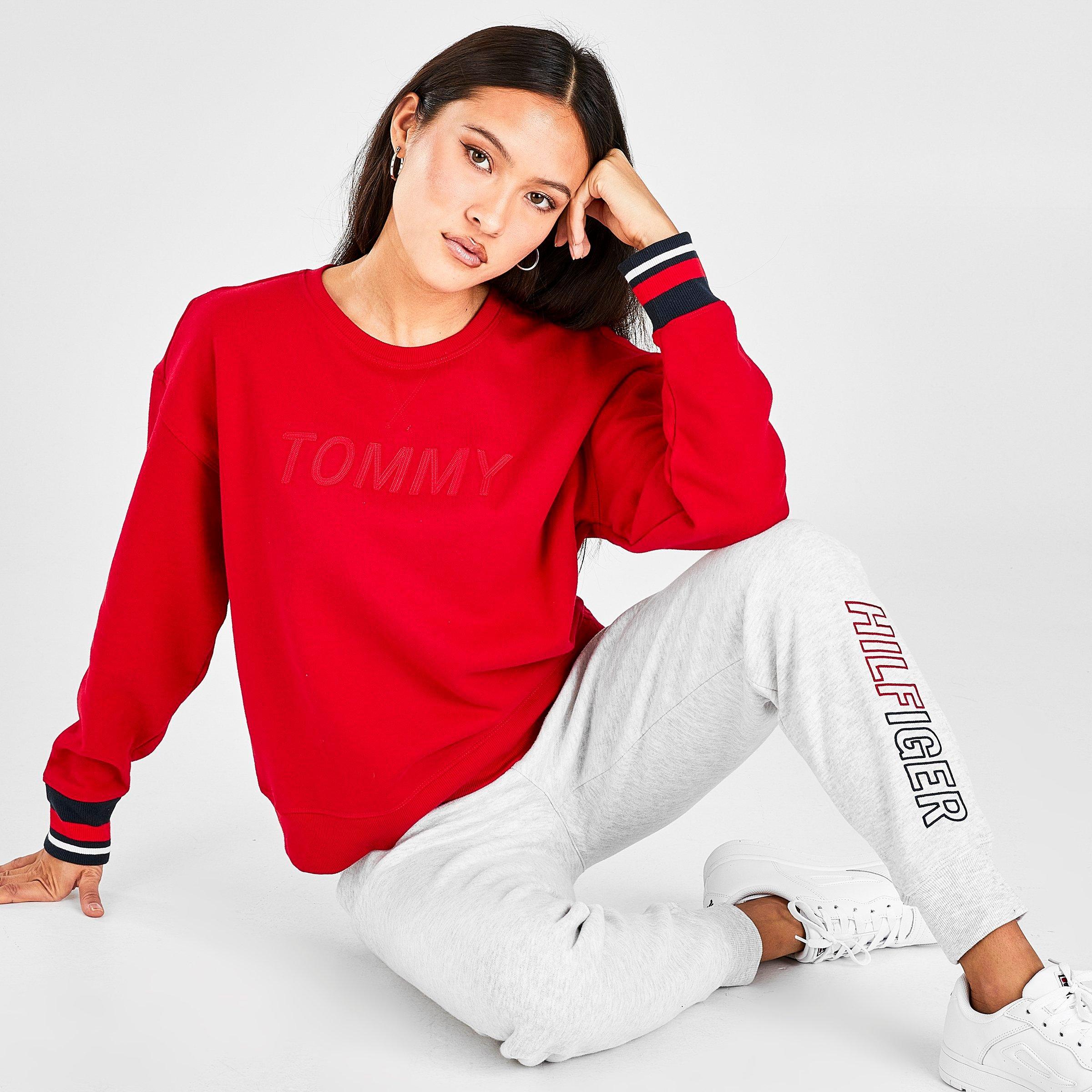 tommy hilfiger oversized sweatshirt womens