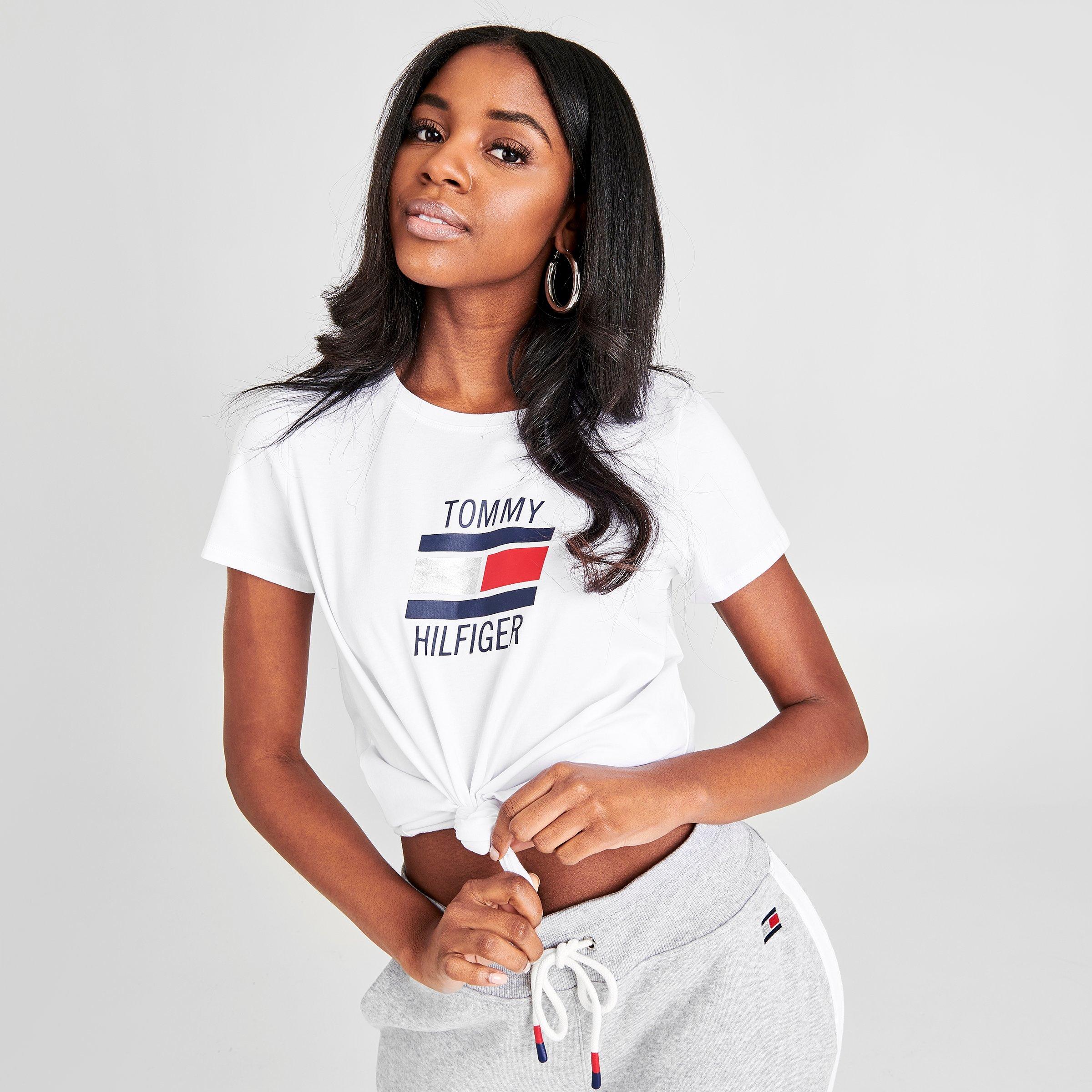 tommy hilfiger ringer t shirt