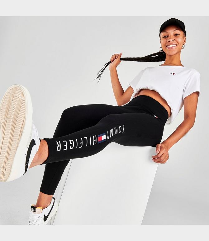 Women's Tommy Hilfiger Logo High-Rise Leggings| Finish Line