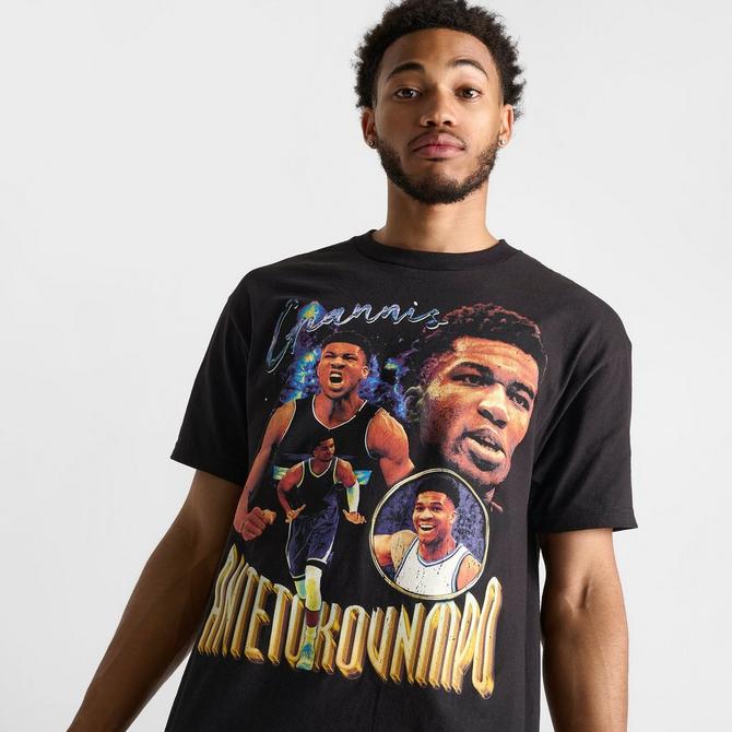 Men s Mitchell Ness Giannis Antetokounmpo Concert Graphic T Shirt Finish Line