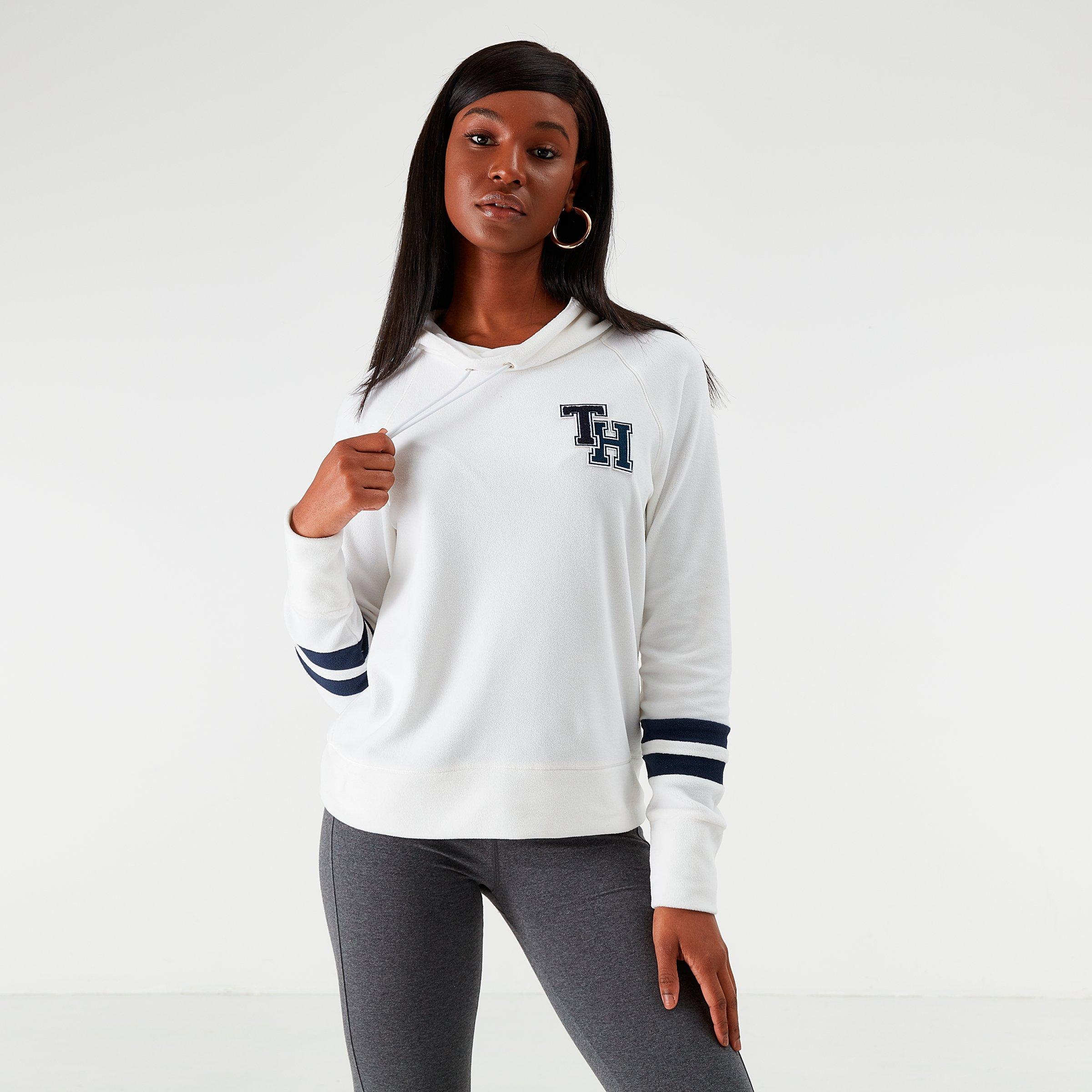 tommy hilfiger mock neck cropped sweatshirt