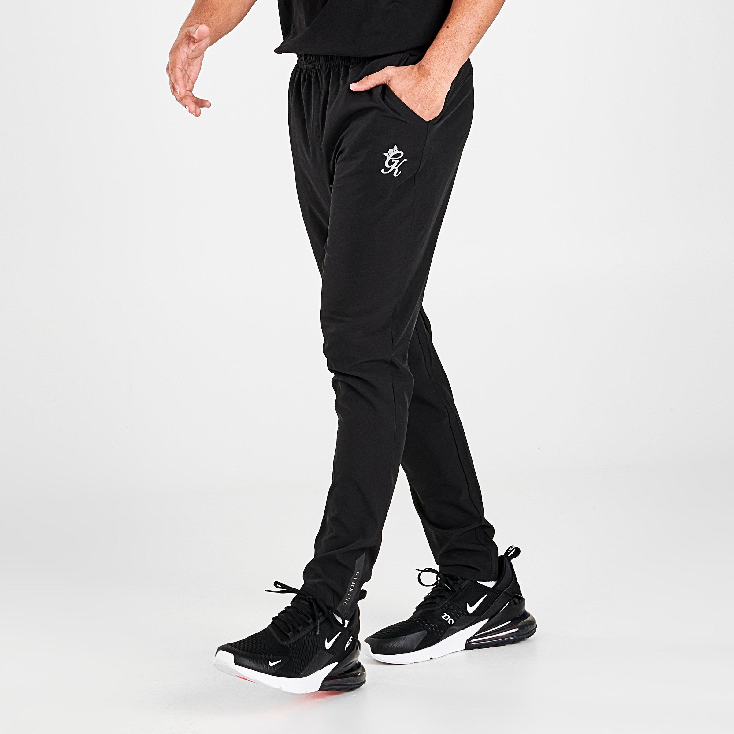 gym king black joggers