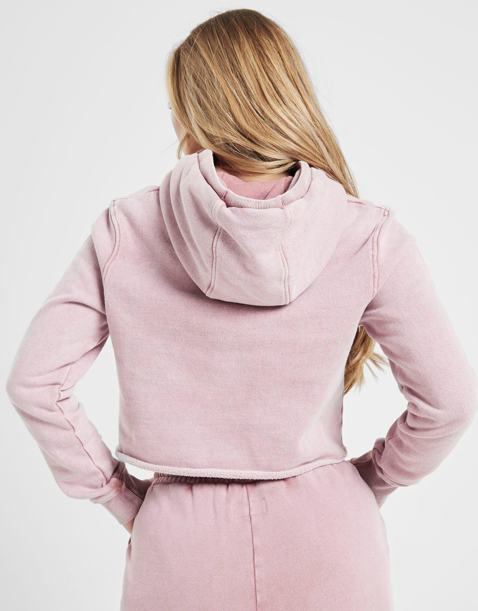 pink soda grey hoodie