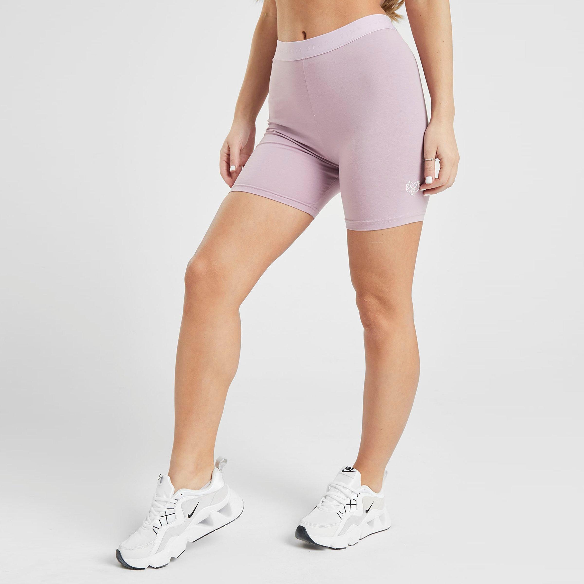 pink soda cycling shorts
