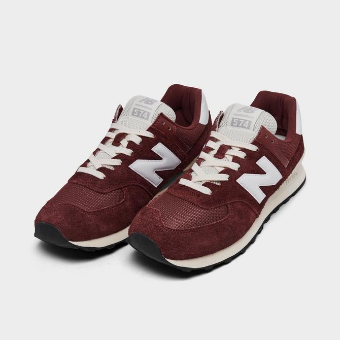 New balance 574 burgundy womens best sale