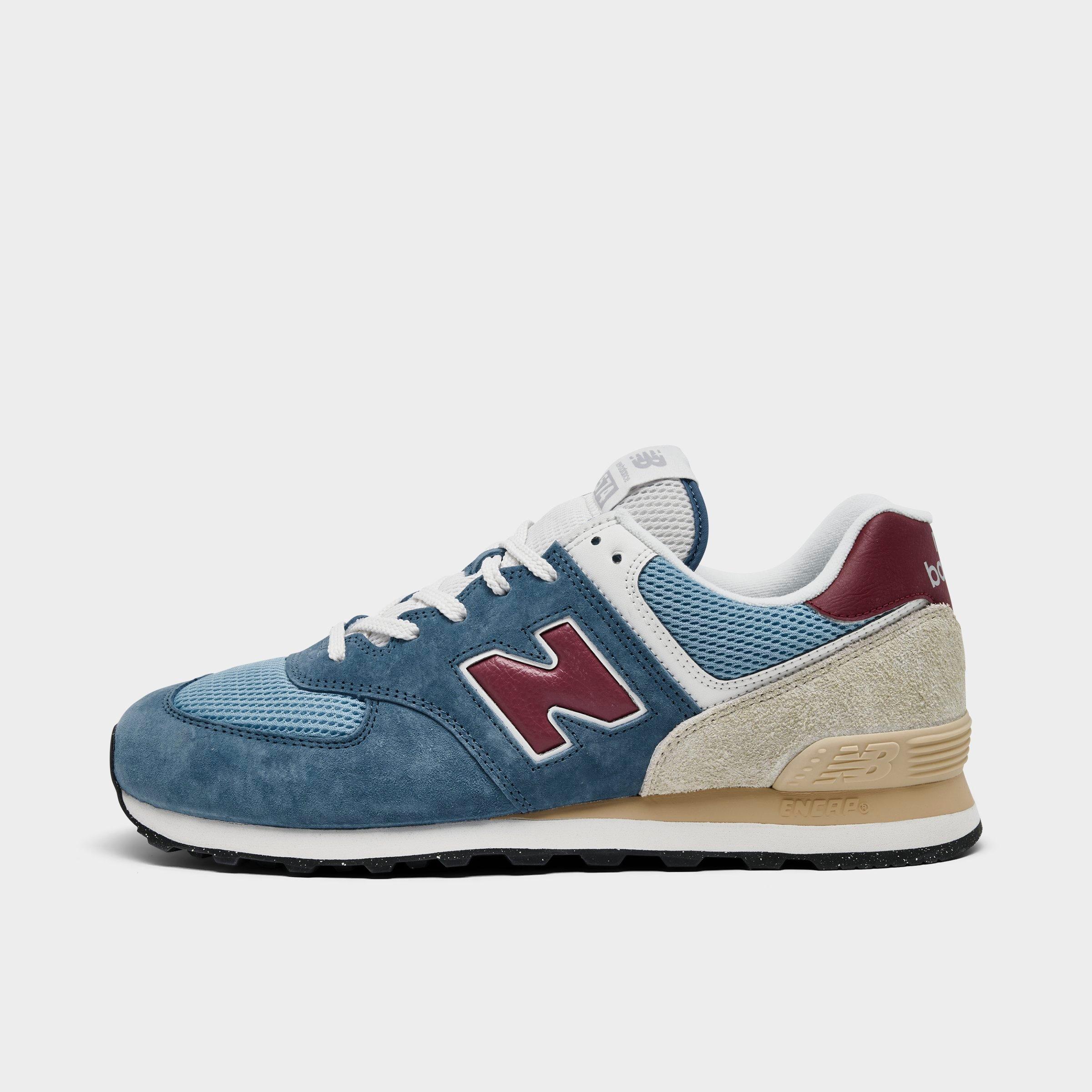 New Balance 574 シューズ ホワイト/ブルー/レッド New Balance 574 sneakers in white navy and red | ASOS