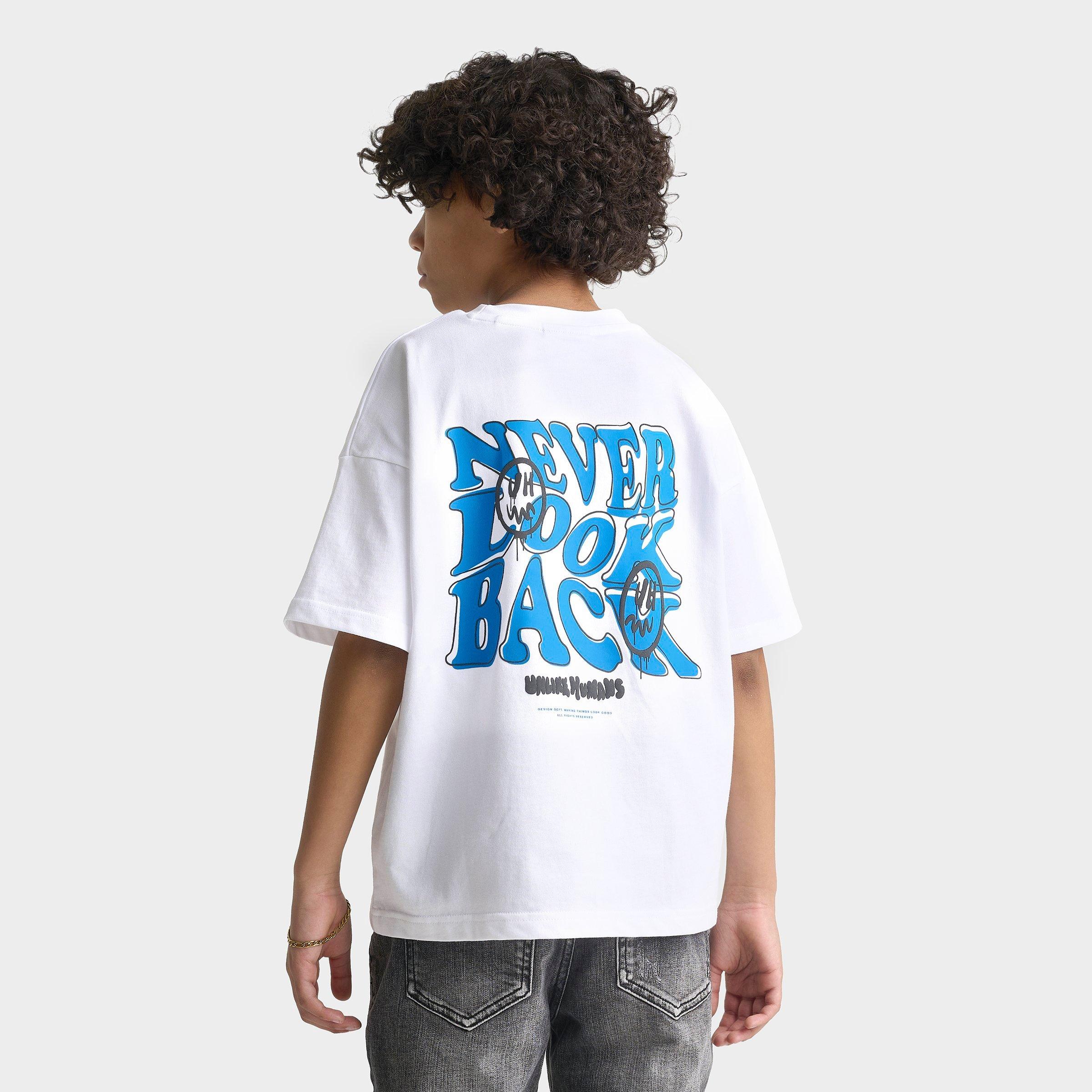 Big Kids' Unlike Humans Never Look Back T-Shirt | Finish Line
