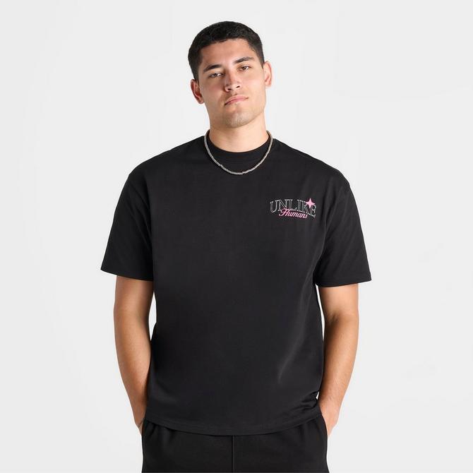 [angle] view of Men's Unlike Humans Encore T-Shirt in Black Click to zoom