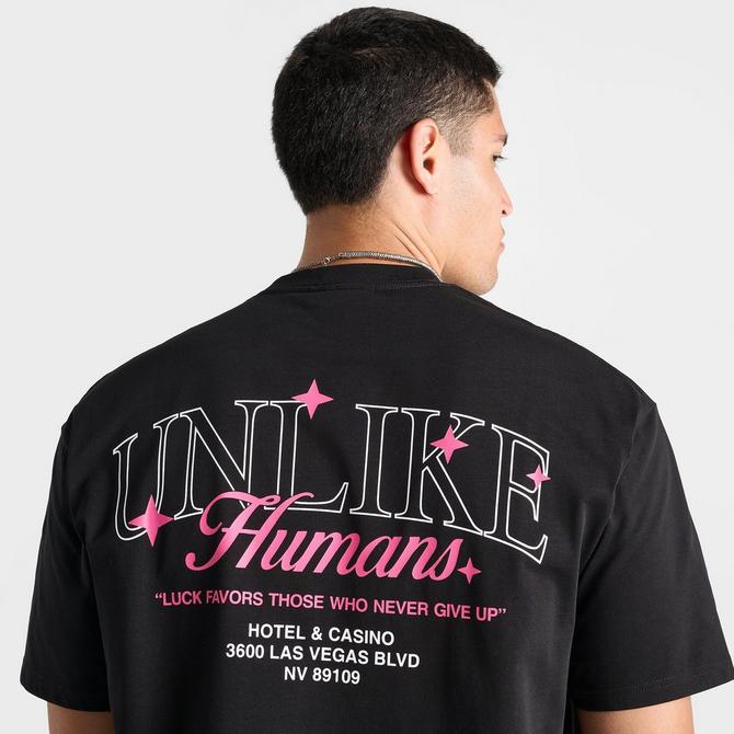 [angle] view of Men's Unlike Humans Encore T-Shirt in Black Click to zoom