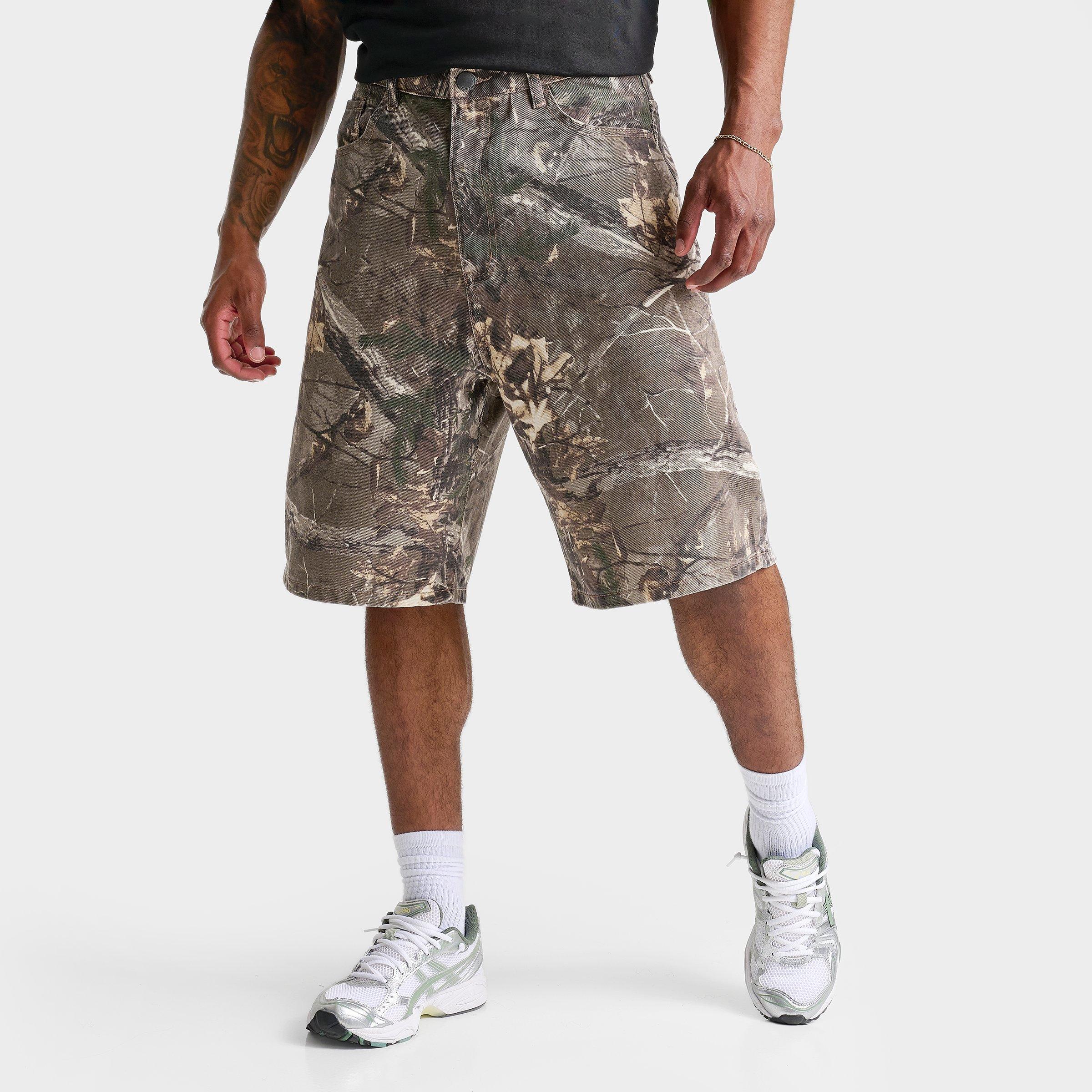 Men's Unlike Humans Savis Camo Denim Shorts | Finish Line