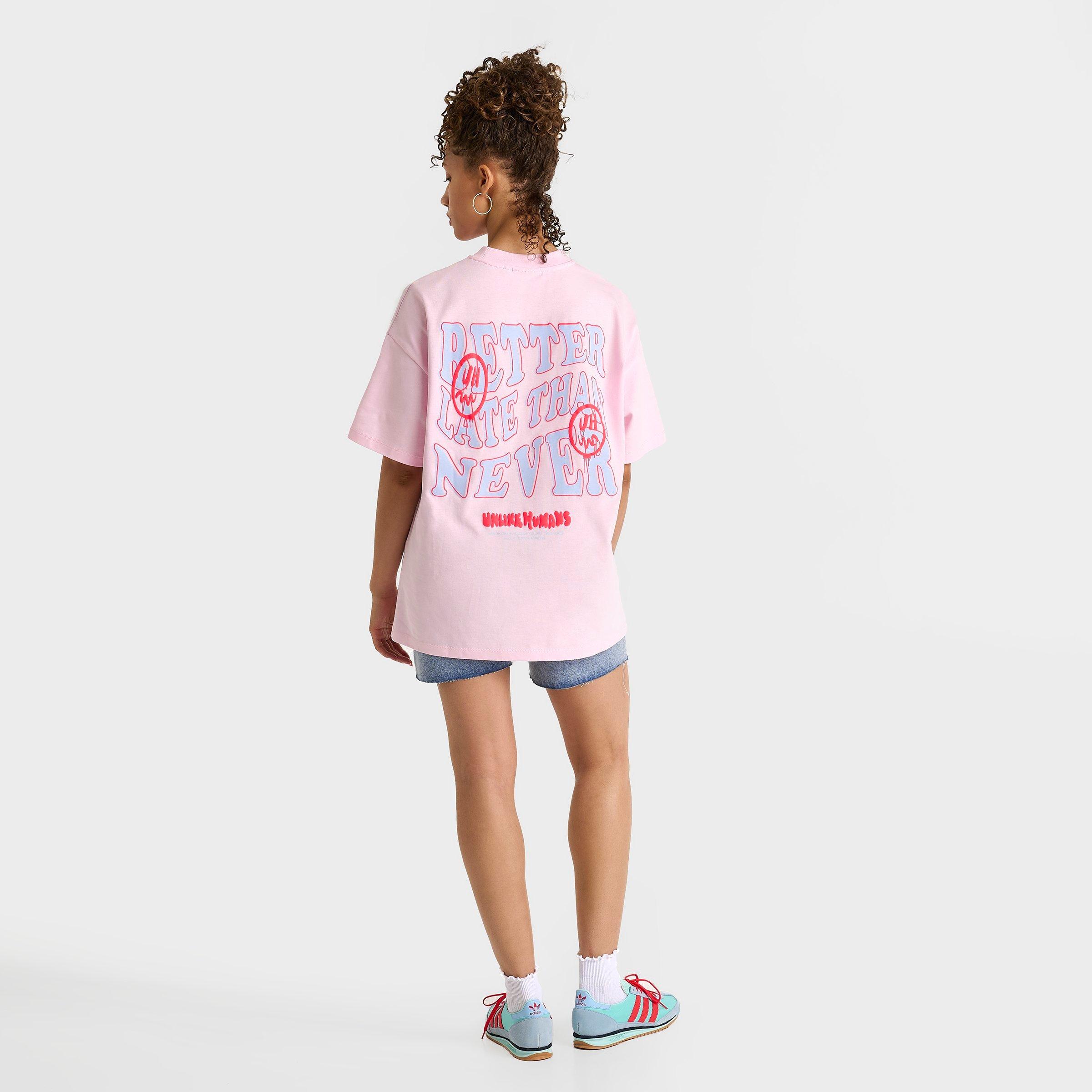 Tシャツ・カットソー UMBRO Late Check Out Fresh Women's Graphic Short Sleeve T Women's Unlike Humans Better Late Than Never T-Shirt