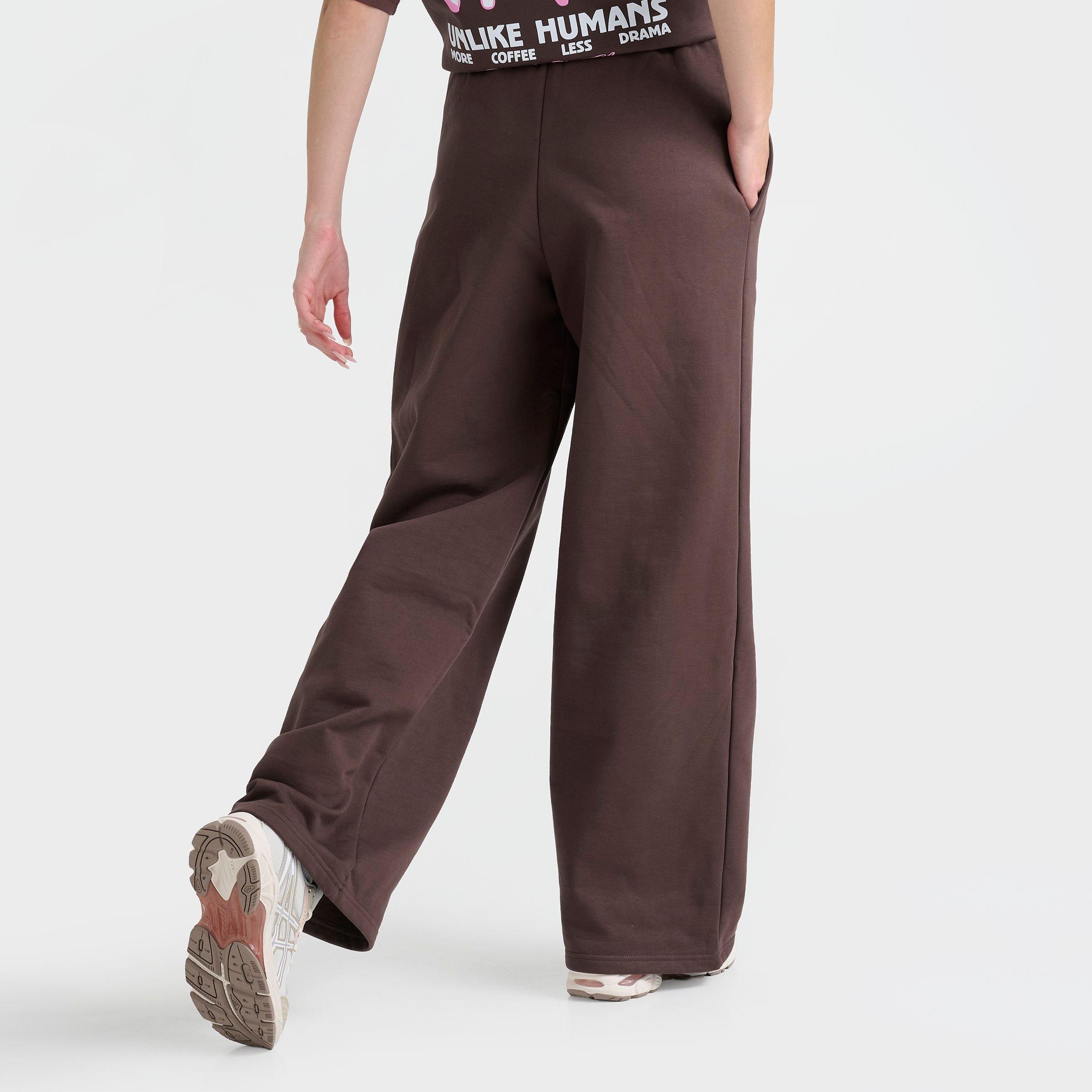 Women's Unlike Humans Coffee Club Wide-Leg Jogger Pants