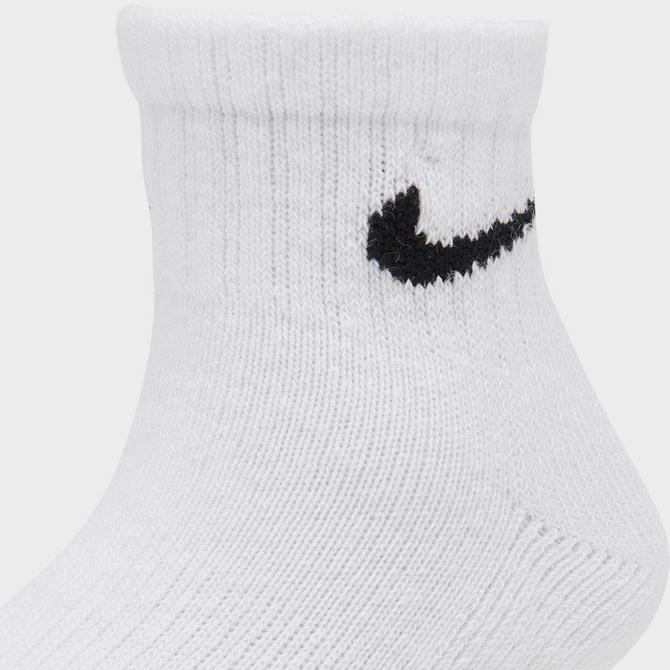 White nike socks with hotsell grey swoosh