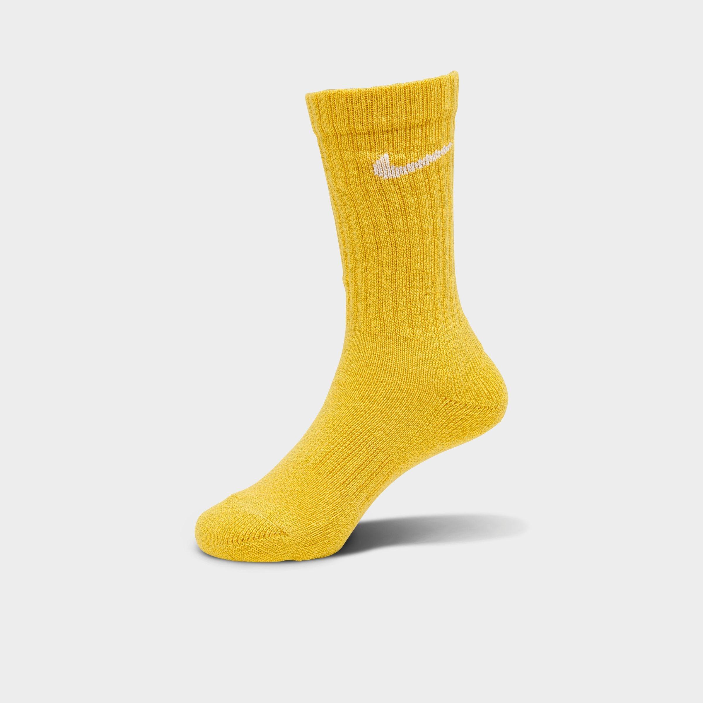 nike neon yellow socks