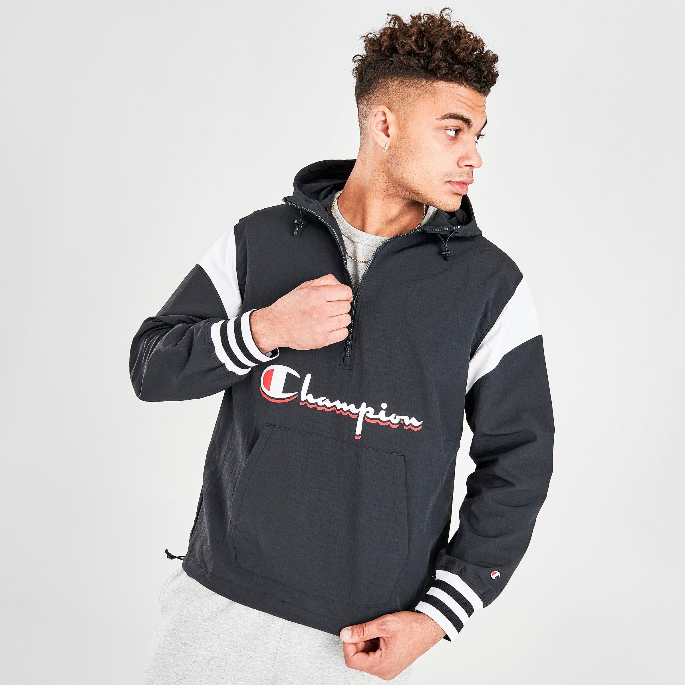 champion windbreaker men's