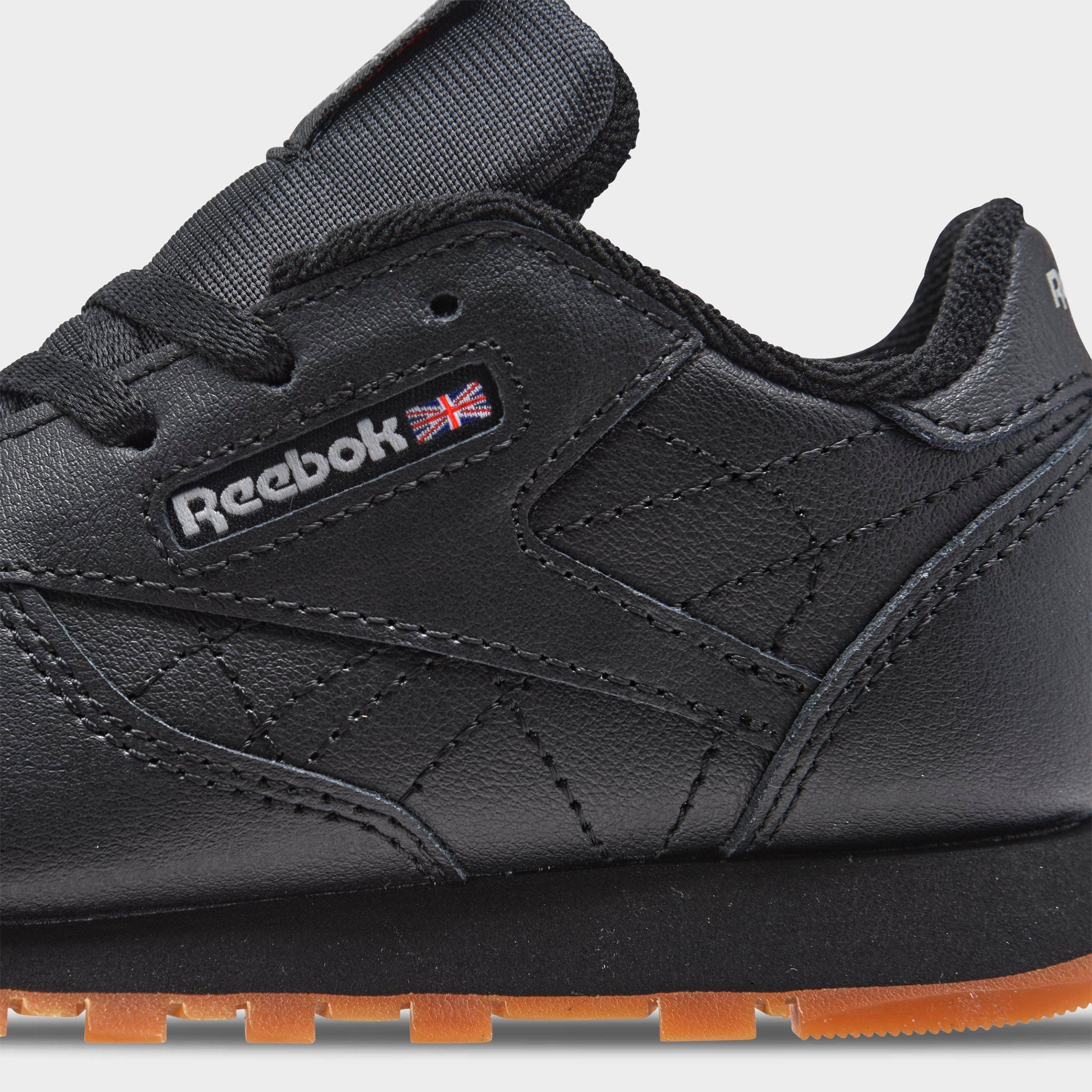 reebok black casual shoes