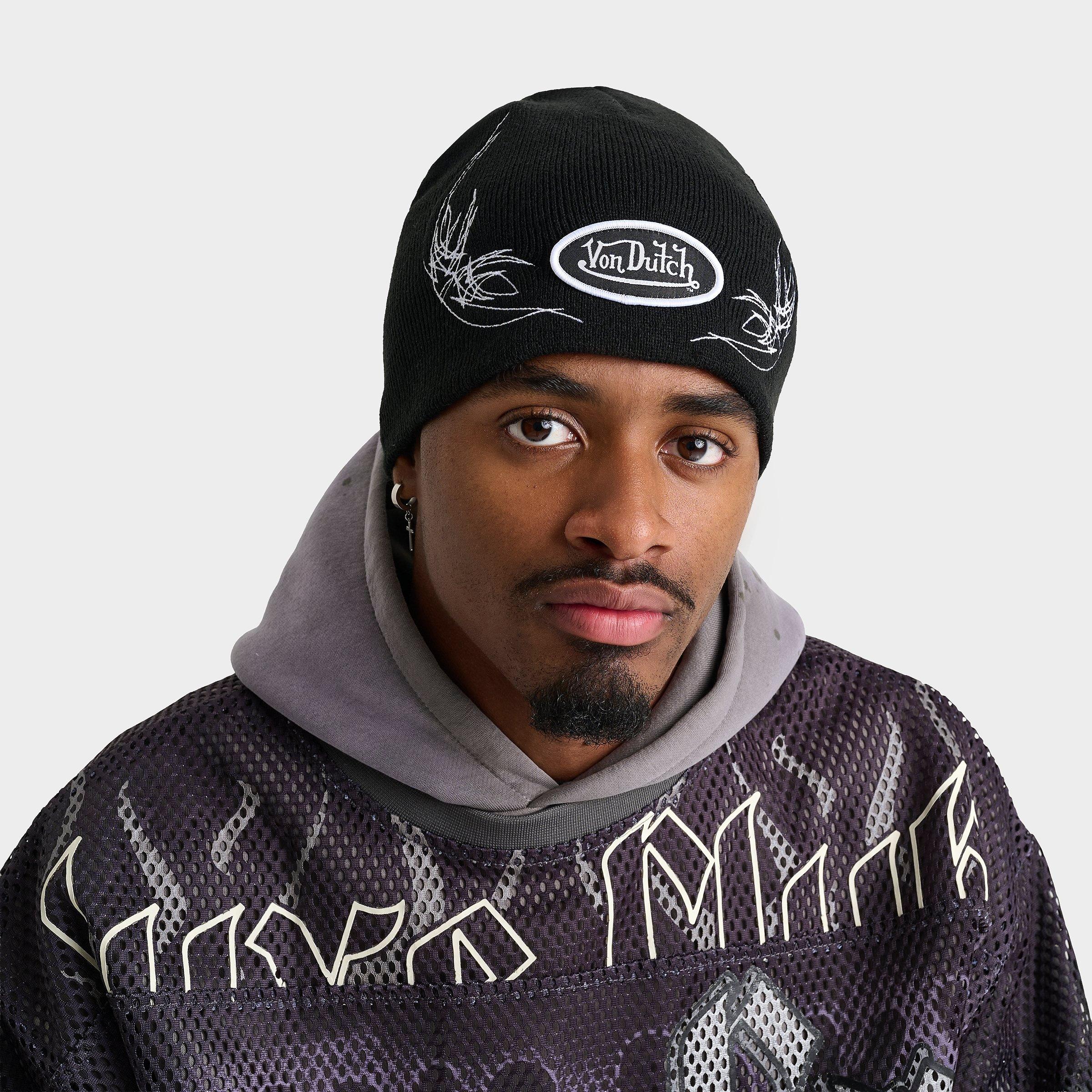 Von Dutch Berretto Beanie Heritage LogoDutch Invernale con Risvolto Taglia Unica - Oliva