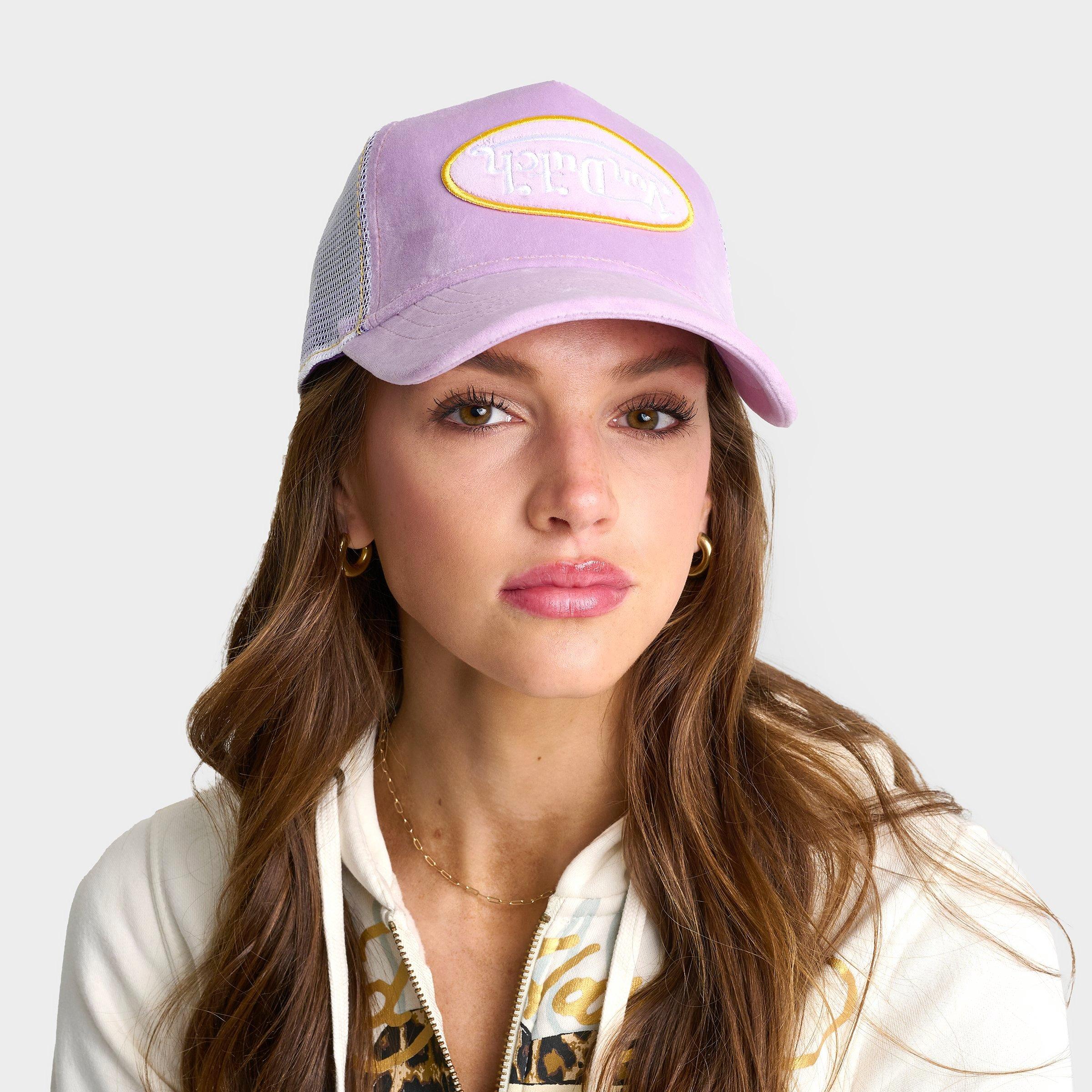 Von Dutch Reverse Logo Velvet Trucker Hat | Finish Line