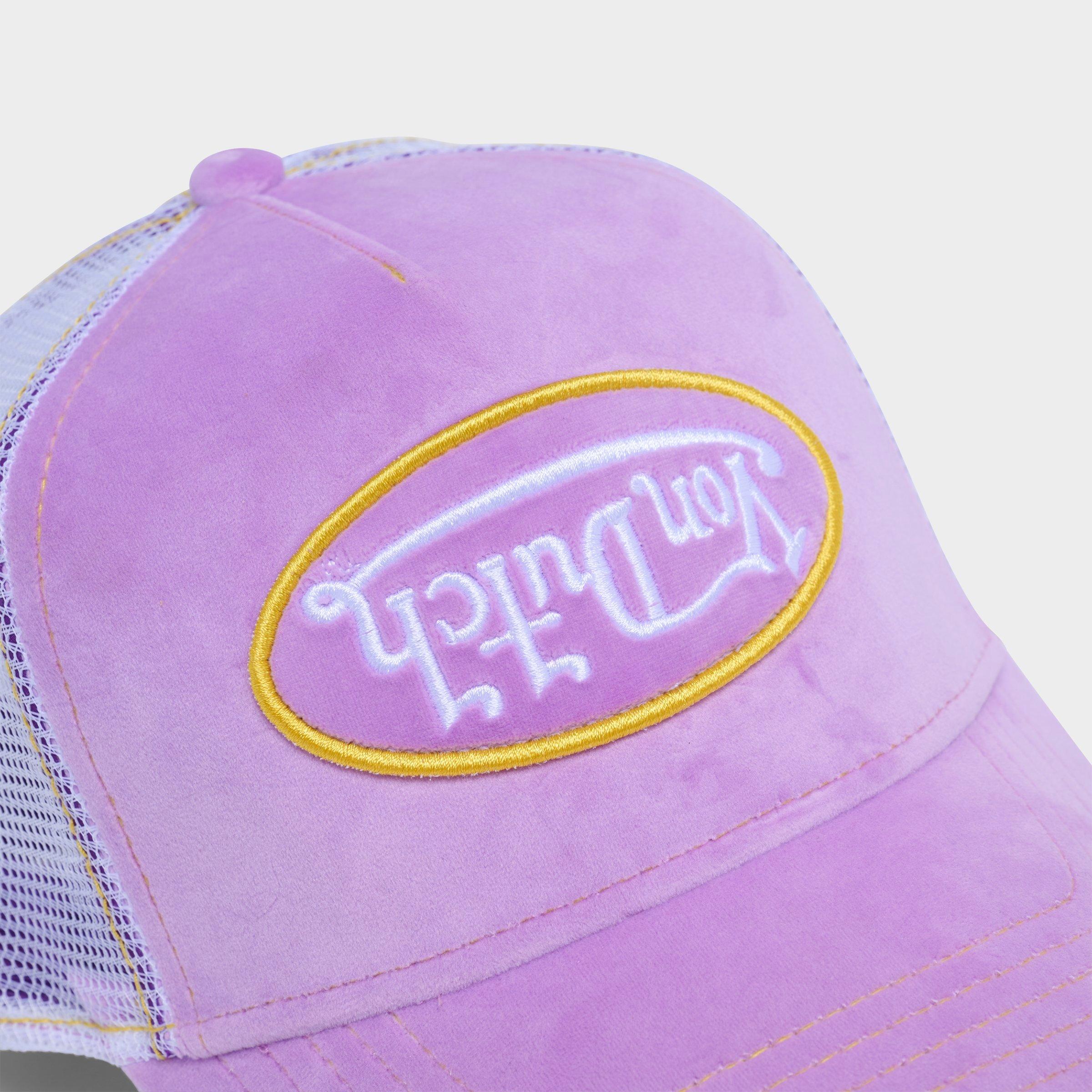 Von Dutch Reverse Logo Velvet Trucker Hat | Finish Line