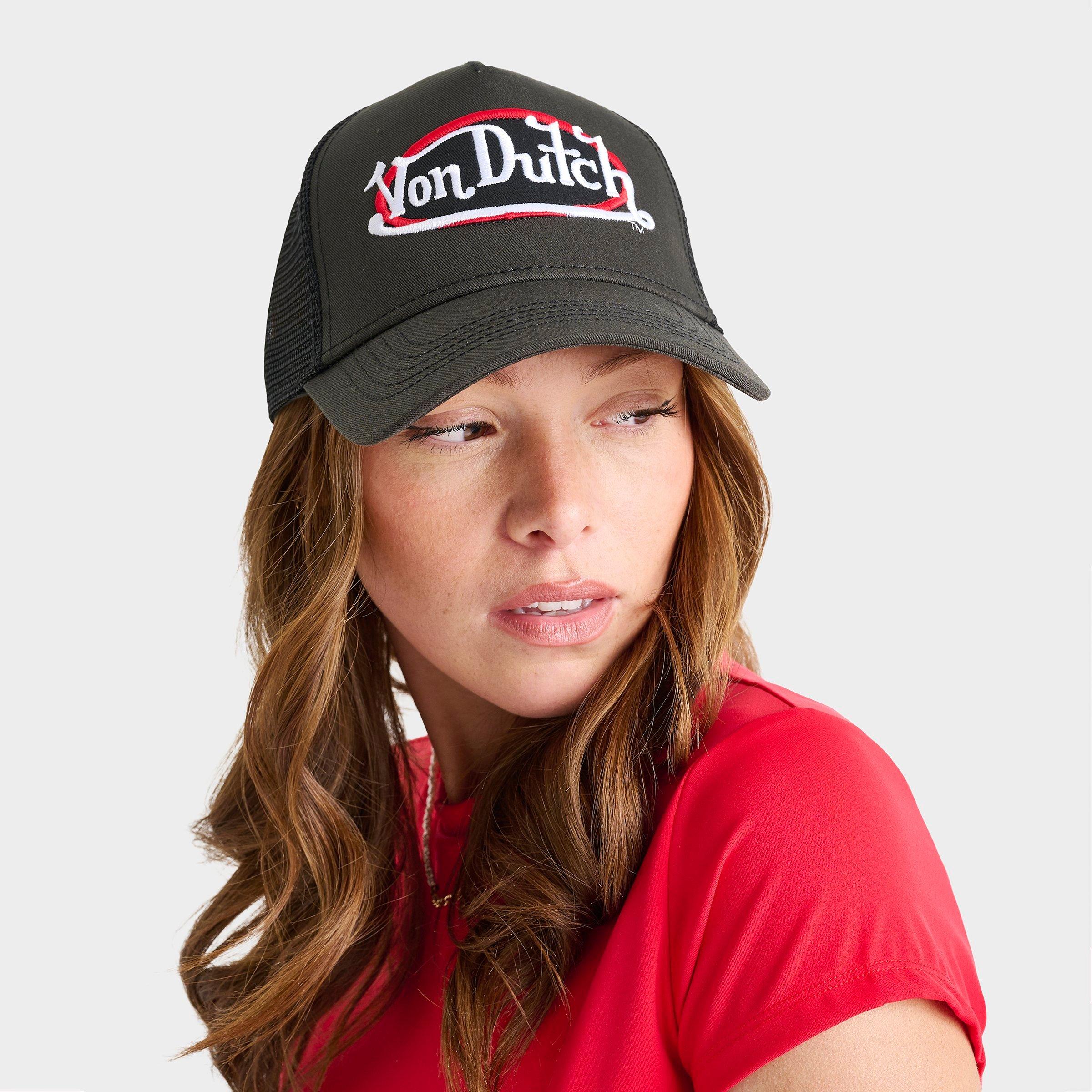 Von Dutch Over Flow Trucker Hat in Black