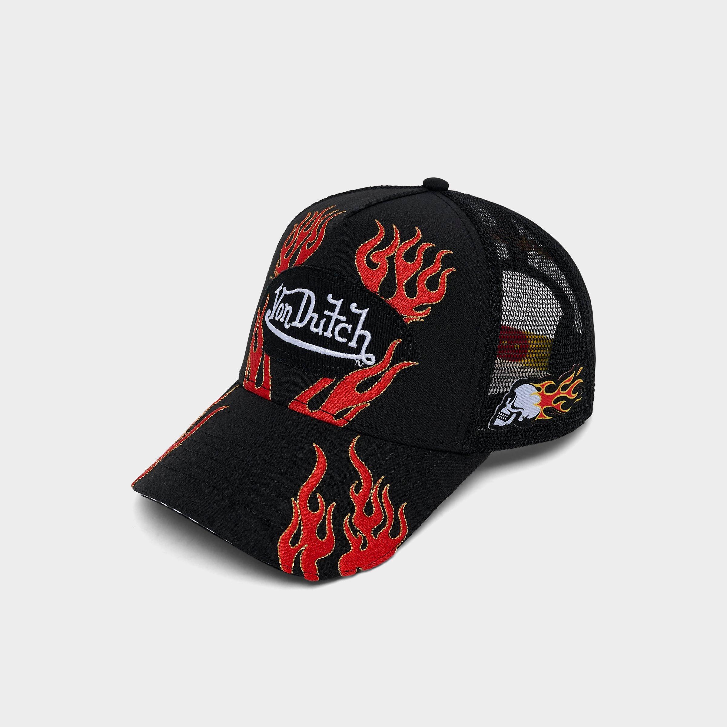 Von Dutch Flame Trucker Hat | Finish Line display picture 3
