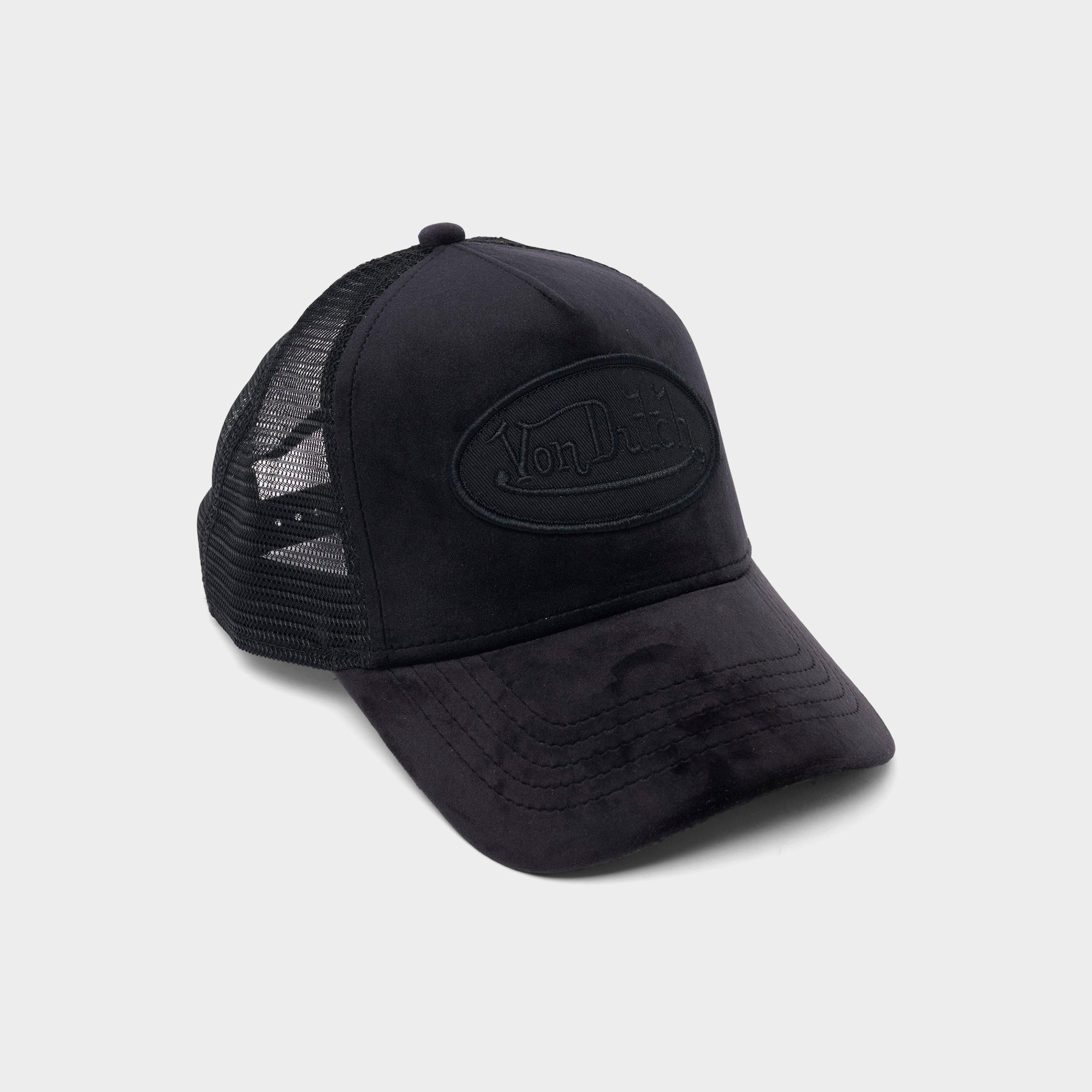 キャップ Von Dutch Velvet Trucker Hat Black Velvet Trucker – Von Dutch