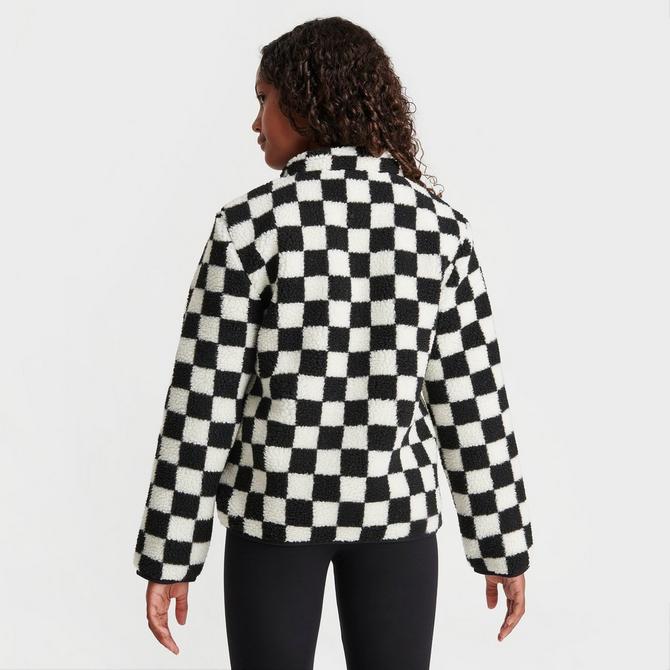 Checkered hot sale jacket vans