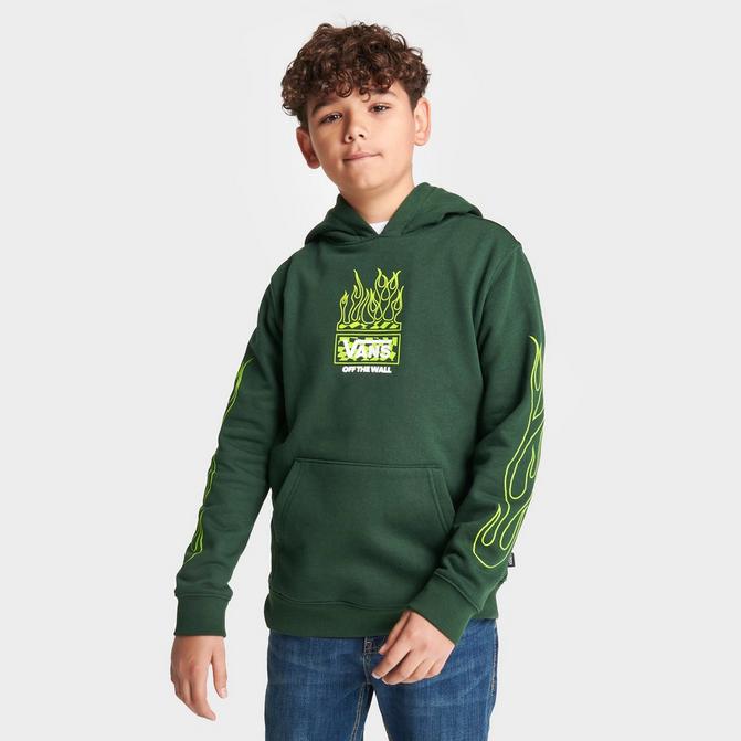 Vans best sale flame sweatshirt