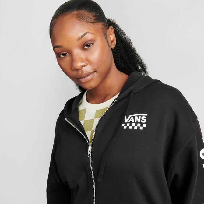 Vans zip up hoodie sale womens