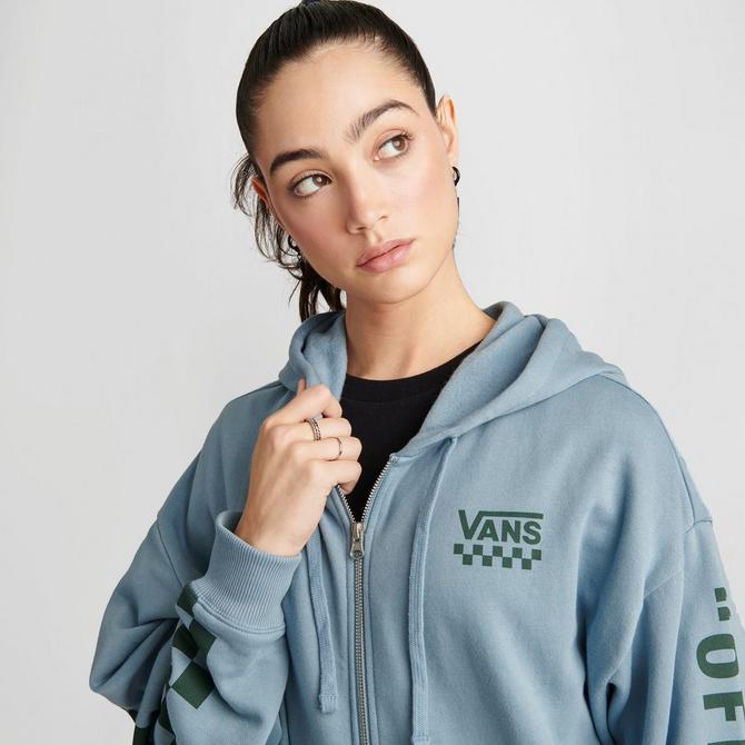 Vans checkerboard zip clearance hoodie