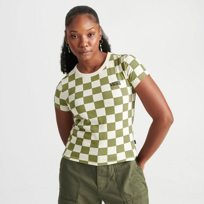 Vans checkerboard store shirt womens