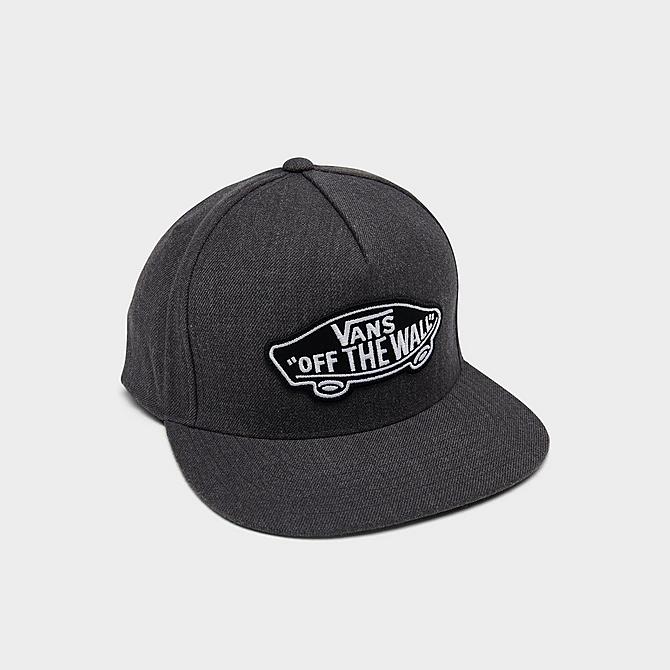 Front view of Vans Classic Patch Snapback Hat in Dark Grey Click to zoom