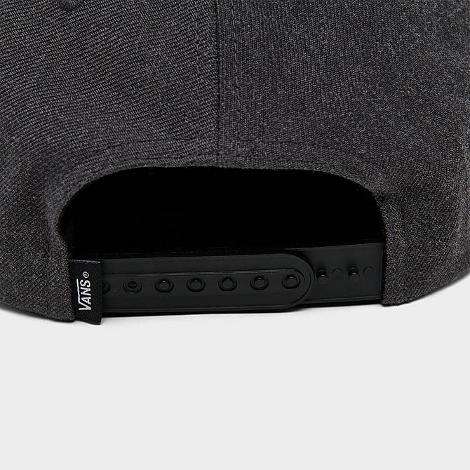 Back view of Vans Classic Patch Snapback Hat in Dark Grey Click to zoom