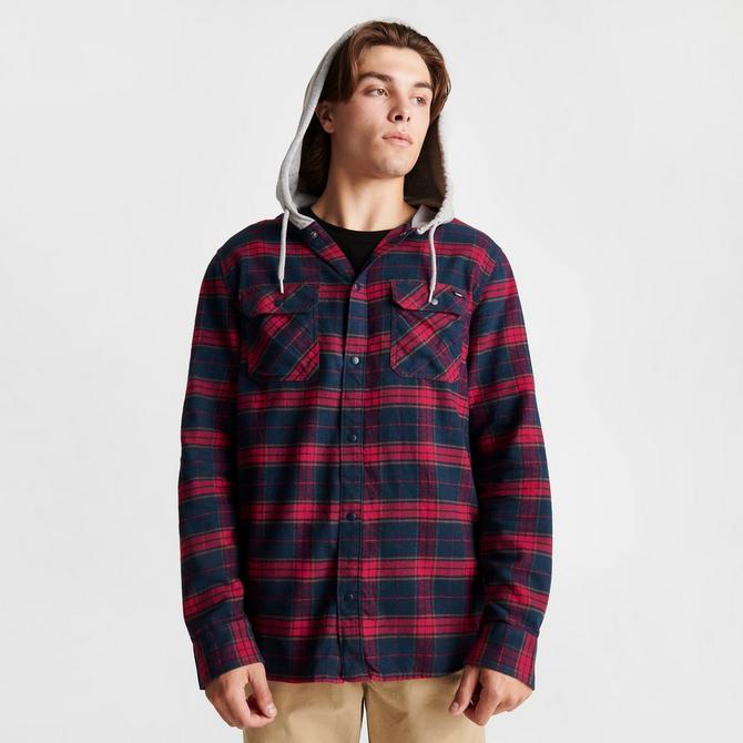 Vans best sale flannel hoodie