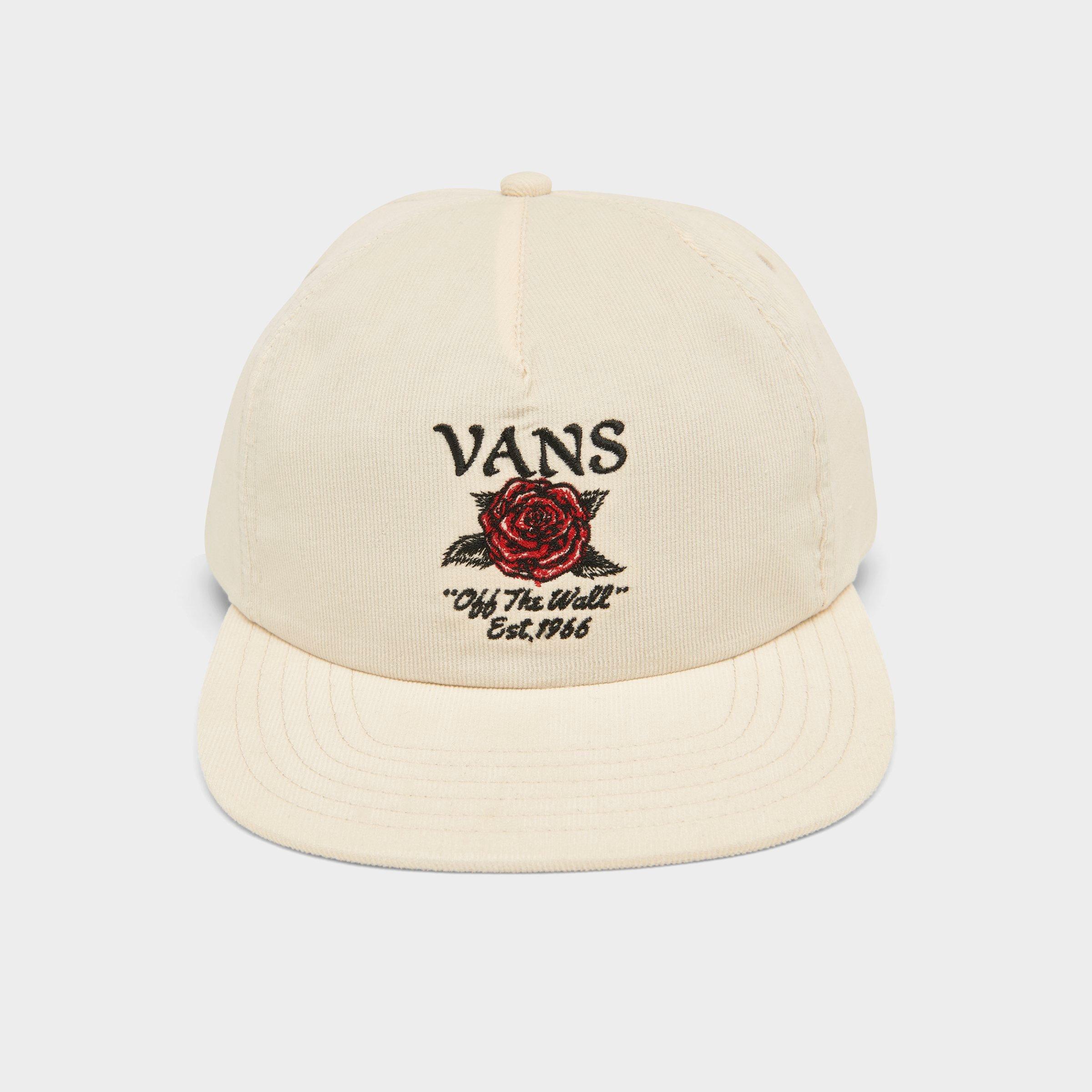 vans rose black strapback hat