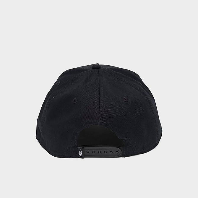 Front view of Vans Drain Em Dry Snapback Hat in Black Click to zoom