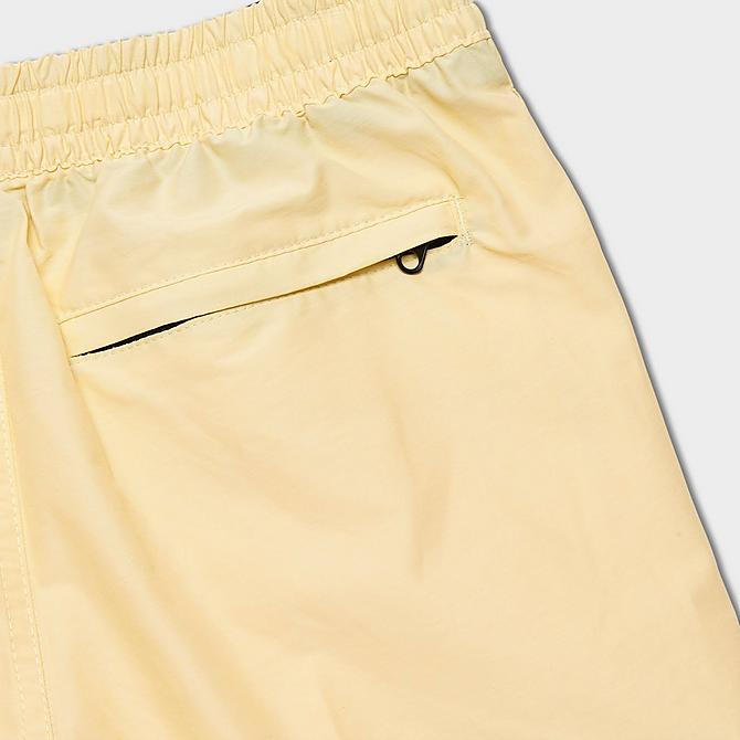 Back Right view of Boys' Vans Primary 15.5" Volley Shorts in Pale Banana Click to zoom