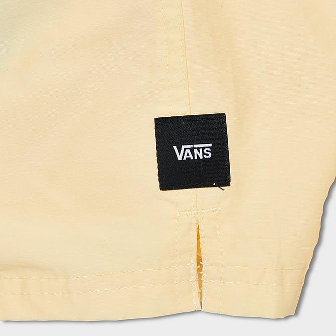 On Model 6 view of Boys' Vans Primary 15.5" Volley Shorts in Pale Banana Click to zoom